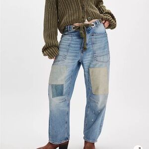 We The Free Moxie Pull-On Barrel Jeans